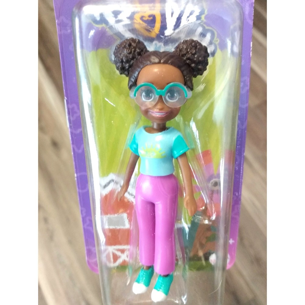 POLLY POCKET 5pc Lot SHANI & FRIENDS Diverse Ethnic Fashion Dolls - Picture 7 of 7